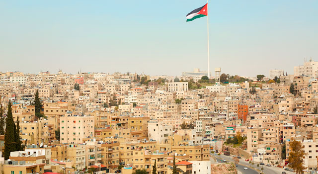 AMM Airport is located 30 kilometres south of Amman, the capital of Jordan.